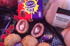 A butcher in Fermanagh has wrapped Creme Eggs in sausage meat and deep fried them