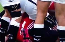 How big a ban should this Sharks player get for this dangerous use of the knee?