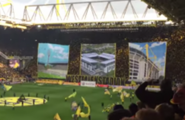 Dortmund fans unveiled another spectacular tifo before ...
