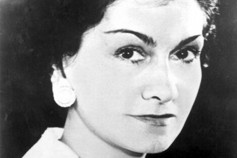 Undated photograph of French fashion designer Gabrielle "Coco" Chanel.