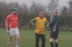 67-year-old goalkeeper Johnny McEvoy wasn't going to let his club down on Easter Sunday