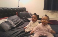 Stop what you're doing and watch these babies rock out to the Eastenders theme