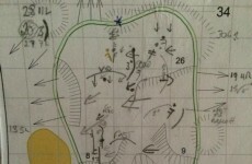 Look at the level of detail in Pádraig Harrington's notes for the Masters