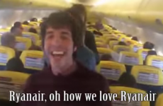 A band were fed up with Ryanair, so they wrote a snarky song on board their flight