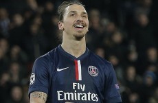 Zlatan scores his dream goal... by passing the ball to himself