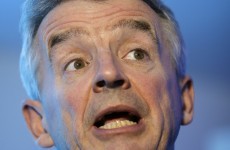 'A load of rubbish': Michael O'Leary isn't a fan of the water protests