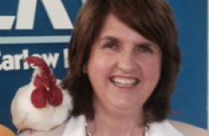 Joan Burton made a new friend today