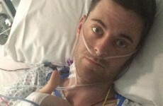 Jockey Robbie McNamara tweets a thumbs-up update following spinal surgery