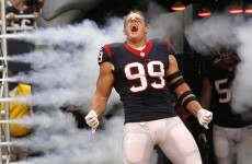 JJ Watt could jump on top of Lady GaGa's head from a standing start