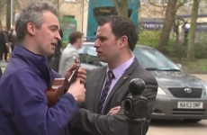 "F**k off back to Eton" - Man uses ukulele to serenade David Cameron
