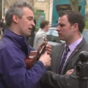 "F**k off back to Eton" - Man uses ukulele to serenade David Cameron