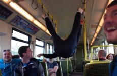 This lad's Dart stunt takes 'feet on the seats' to a whole new level