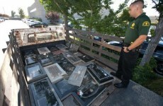 24 missing gravestones found during drugs raid