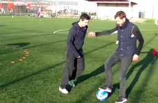 Jamie Dornan and Rory McIlroy had a kick about together and it was everything