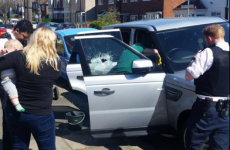 Police rescue baby trapped in car on hottest day of the year