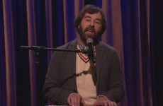 David O'Doherty performed on Conan last night and sang about how hard life is