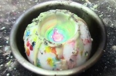 Oh, you know you want to see what happens when you burn through a jawbreaker