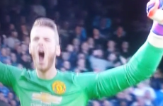 David de Gea just suffered a very embarrassing case of premature celebration