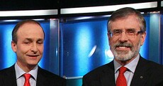 Gerry Adams and Micheál Martin had a big row on Morning Ireland