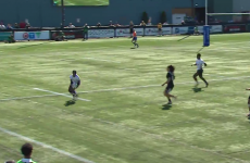 New Zealand just couldn't get a grip on Fiji Women 7s during this incredible try