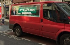 This untaxed van parked in a loading bay is 'not a Fianna Fáil campaign vehicle'
