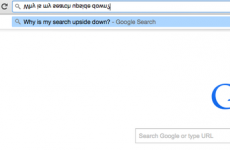 Google Chrome is turning text upside down and people are extremely confused