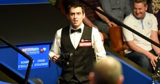 Ronnie O'Sullivan plays Crucible opener in his socks, borrows shoes from tournament director