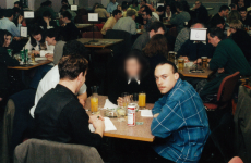 Pictured: Mark Nash - and the jacket that helped convict him - hours before brutal murders