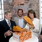 Enda and Joan look pretty happy with their 200 new jobs and orange trainers