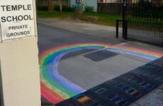 Dublin students had the perfect response to No posters outside their school