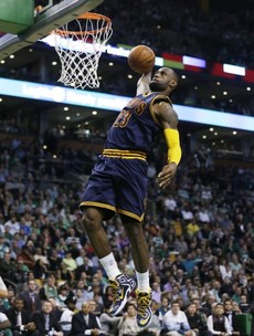Watch this LeBron James windmill slam from last night's Cavs win and do yourself a favour