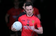 Down lost one of their star forwards to a freak injury just before throw-in