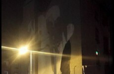 The rain has washed away the marriage equality mural on George's Street