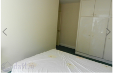 There's something awfully wrong with the bed in this Wexford flat listing