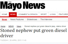 This headline in the Mayo News missed out on a serious pun opportunity