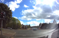Dashcam footage shows dramatic garda car smash