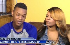 Baltimore teen hit by his mother on camera is sorry for rioting