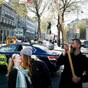 A photographer captured two girls defiantly kissing in front of a No protester in Dublin