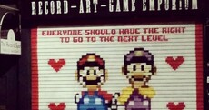 This Dublin gaming shop's new equality shutter is perfectly apt