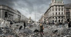 Here's what O'Connell Street would look like after an earthquake