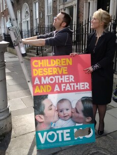 Here's what's in the defaced poster dossier the No campaign are handing to gardaí