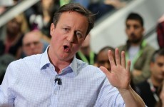 David Cameron made a pretty dodgy slip of the tongue on the trail today