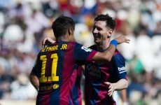 Messi and Ronaldo were in absolutely ridiculous form this afternoon