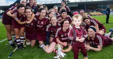 The mascot of the weekend award goes to this young Galway fan