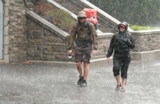 Take shelter: Rain warning kicks in from this evening