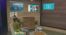 This is what your living room would look like while wearing Microsoft's HoloLens