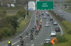 Dozens of motorbikes escort remains of Aidan Lynam home to Dublin