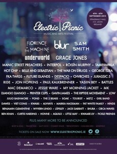 Blur and 19 other acts have been added to the Electric Picnic lineup