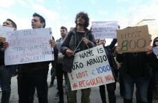 Students protest after 16 English language colleges close in just one year