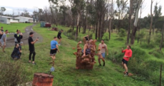 This rugby player took the phrase 'running through a brick wall' way too literally